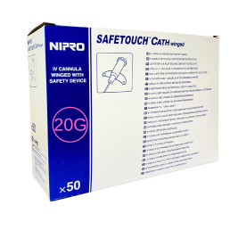 Cateter Intravenoso Seguridad Safetouch Cath Nº 20 Caja 50 Unids